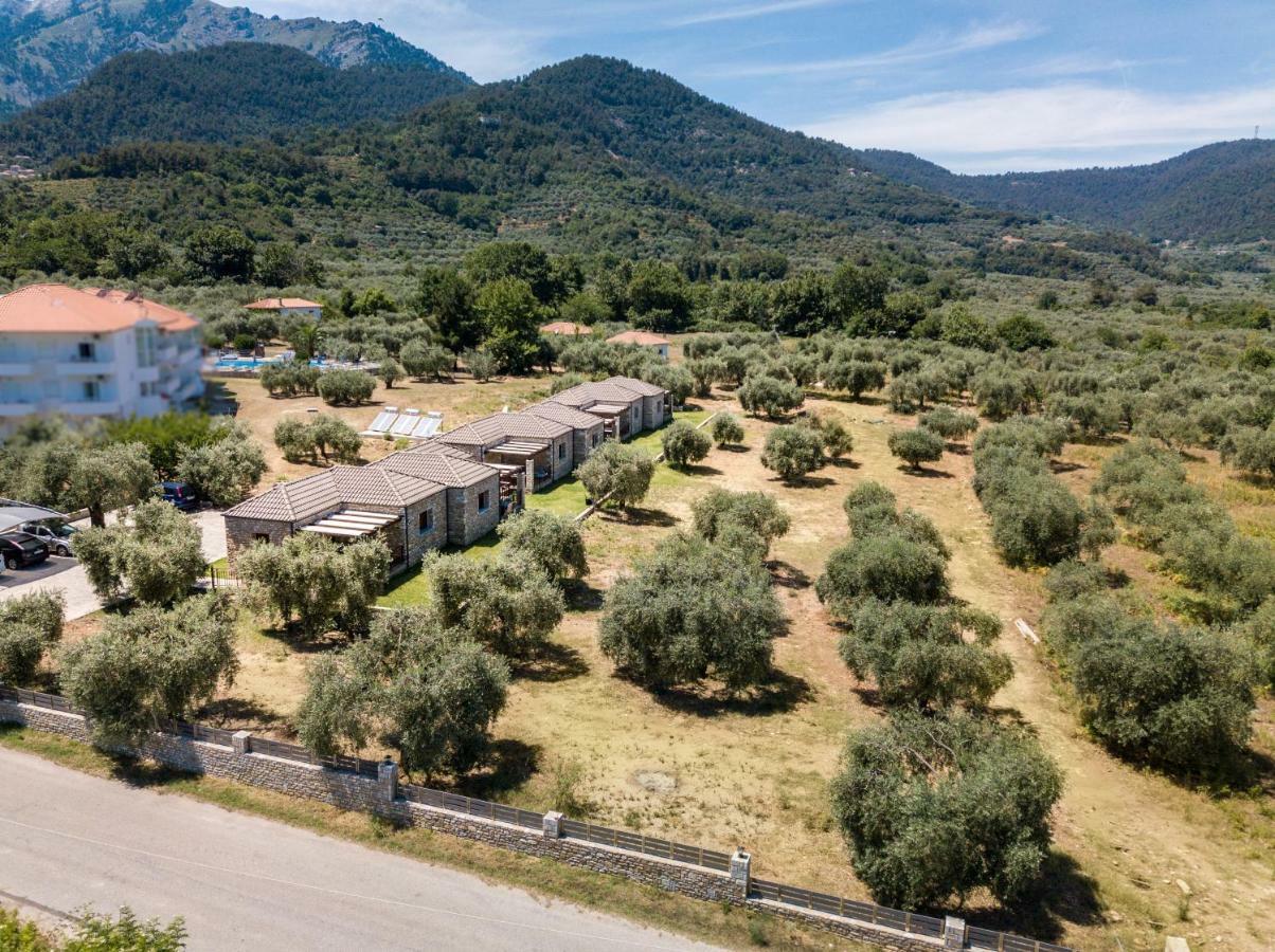 Elaionas Stone Houses สกาลา โปเตมิอัส ภายนอก รูปภาพ